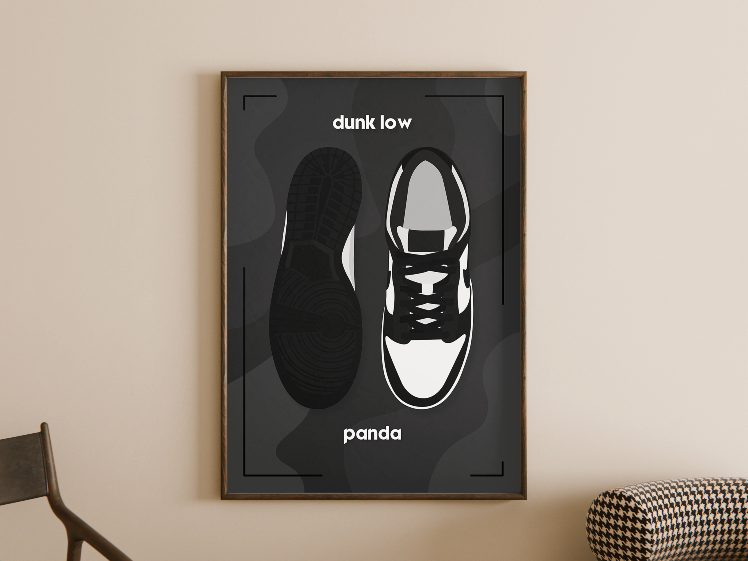 nike-dunk-low-panda-sneaker-poster