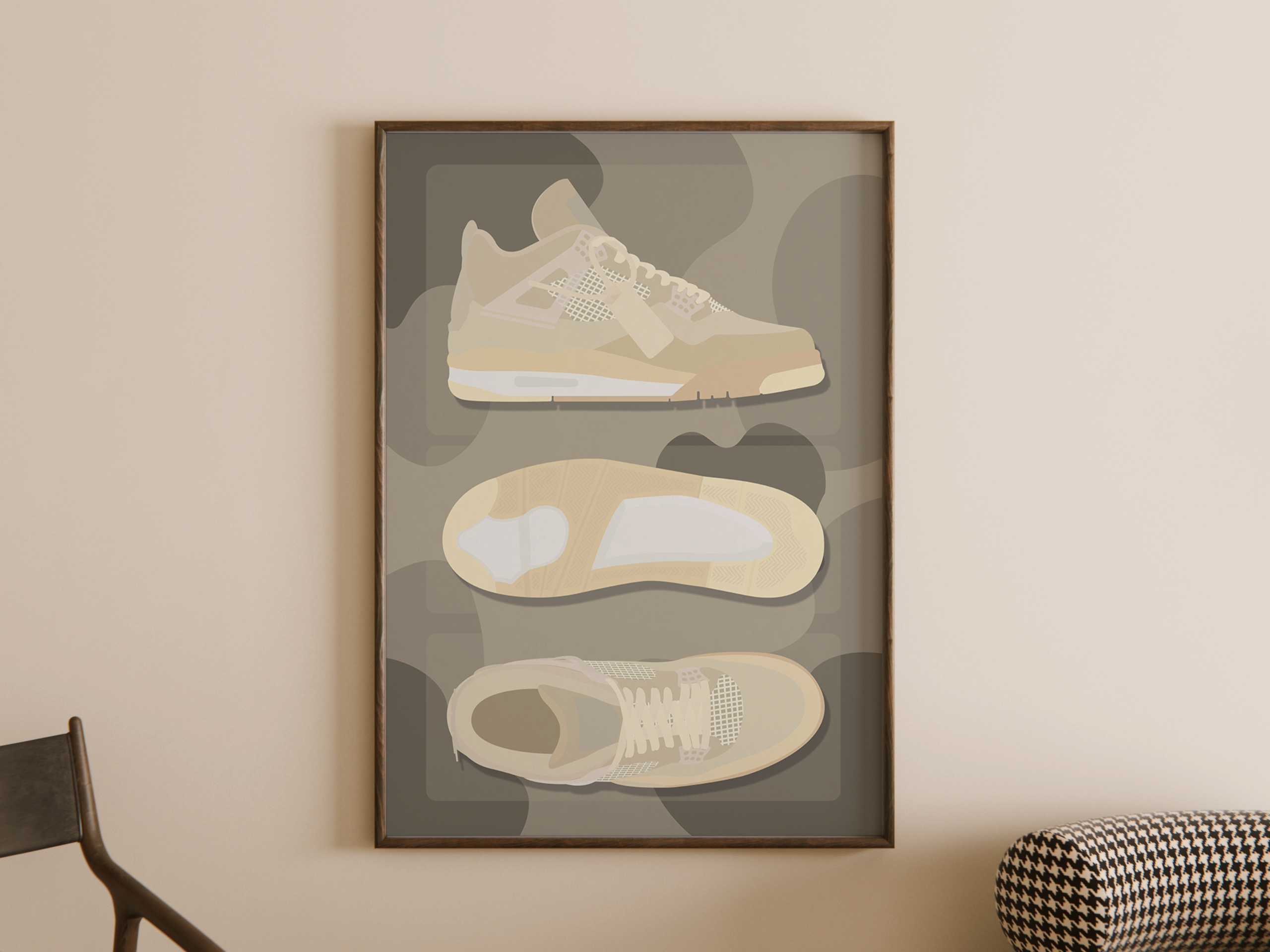 nike-jordan-4-off-white-sneaker-poster