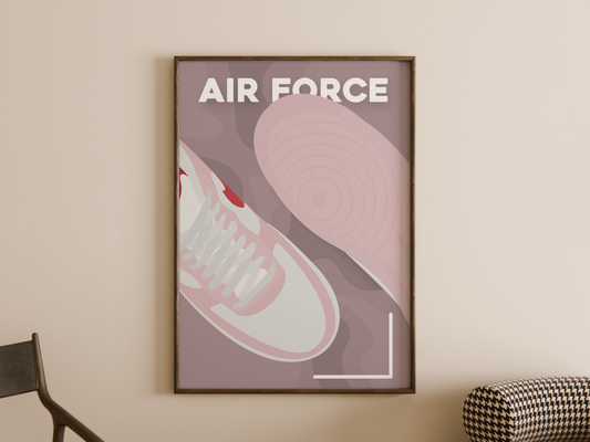 Nike Air Force 1 Low Love Letter Sneaker Poster